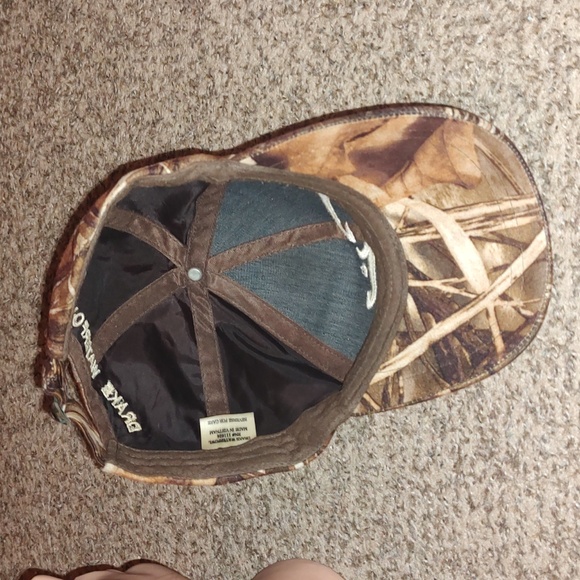 Drake Waterfowl Camo Tuck Strap Cap Trucker Hunter Hat Realtree Advantage Max - Picture 7 of 9